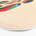Ikebana - Geometric flower Bath Mat Gallery Image 3
