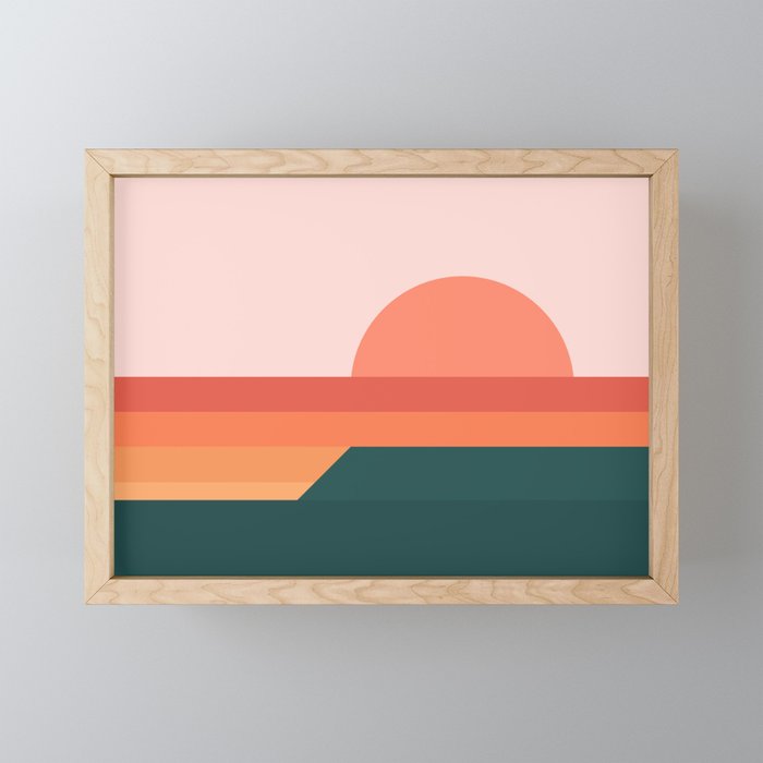 Sunseeker 08 Landscape Mini Art Print Gallery Image 1