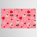 Valentine Collage Print Tablecloth Gallery Image 2