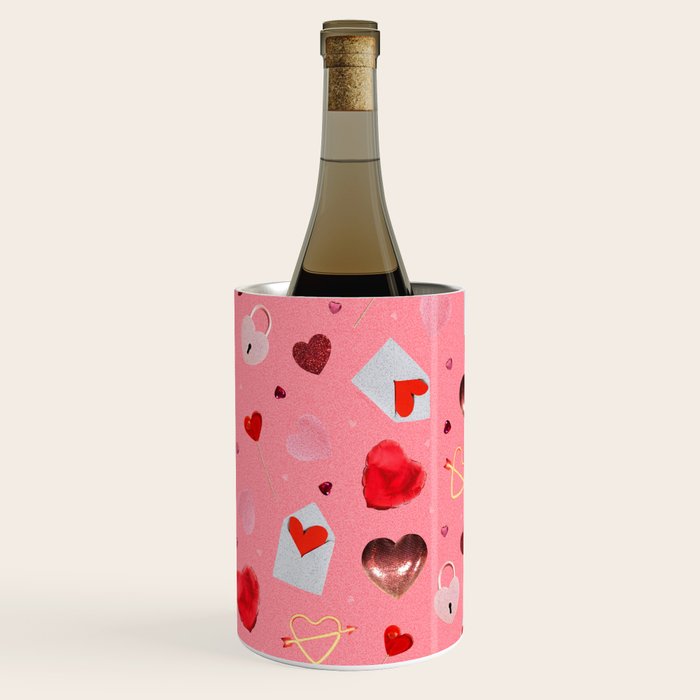 Valentine Collage Print Wine Chiller Gallery Image 3