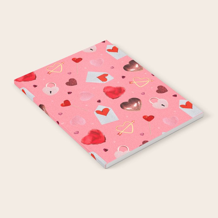 Valentine Collage Print Notebook Gallery Image 1