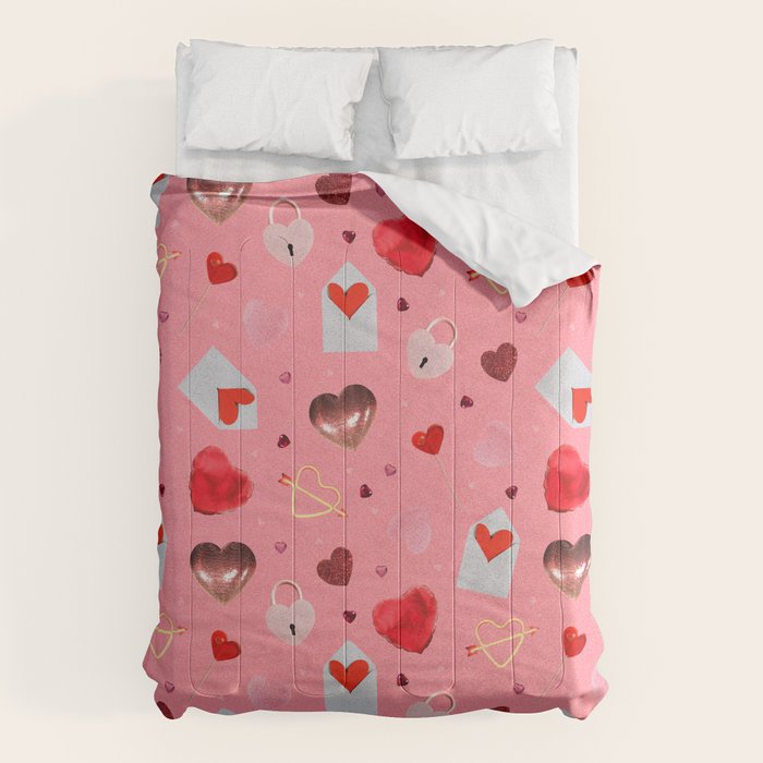 Valentine Collage Print Comforter Gallery Image 6