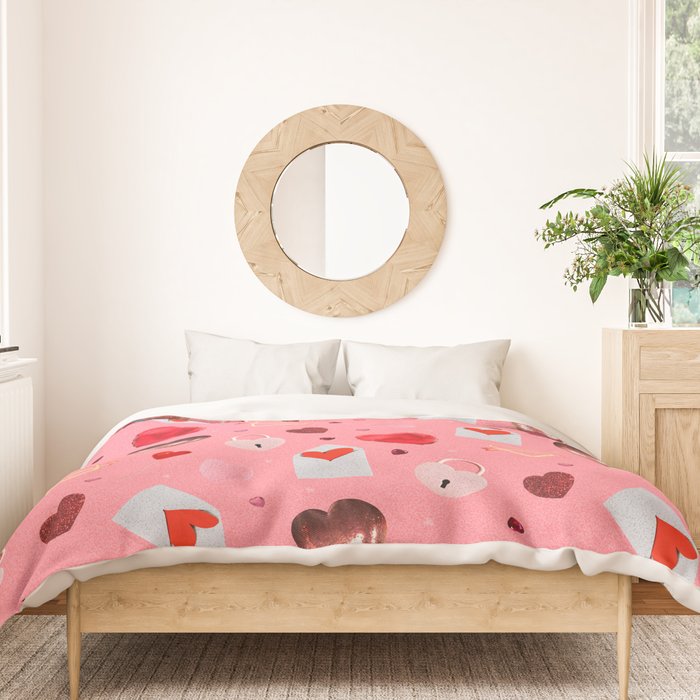 Valentine Collage Print Duvet Cover Gallery Image 3