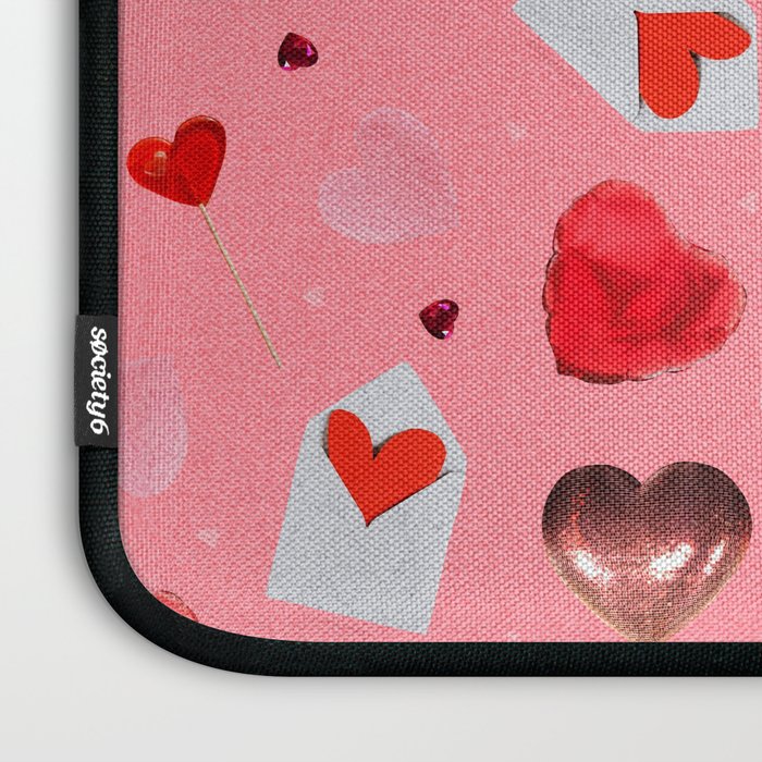 Valentine Collage Print Laptop Sleeve Gallery Image 3