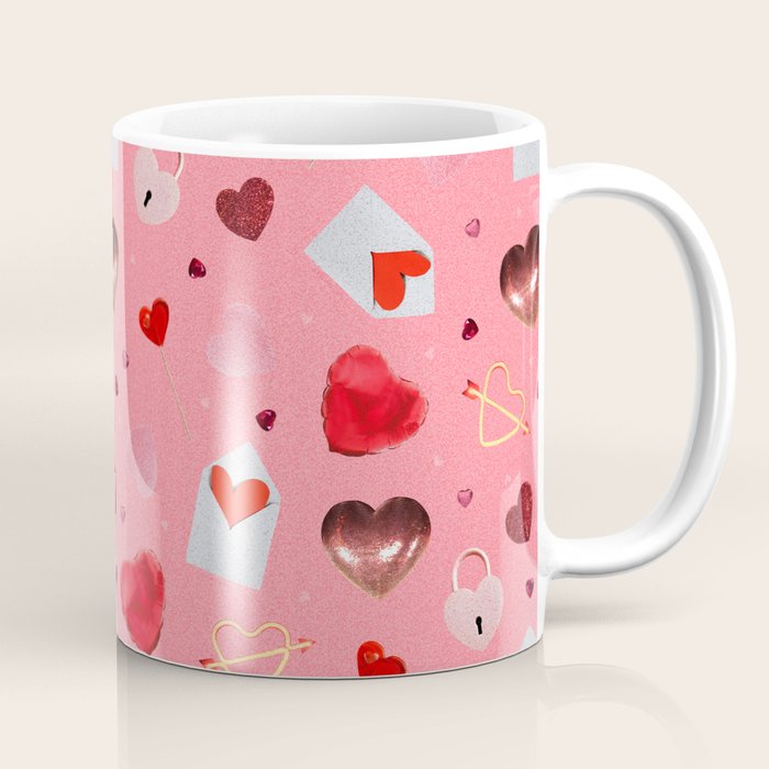 Valentine Collage Print Coffee Mug Gallery Image 1