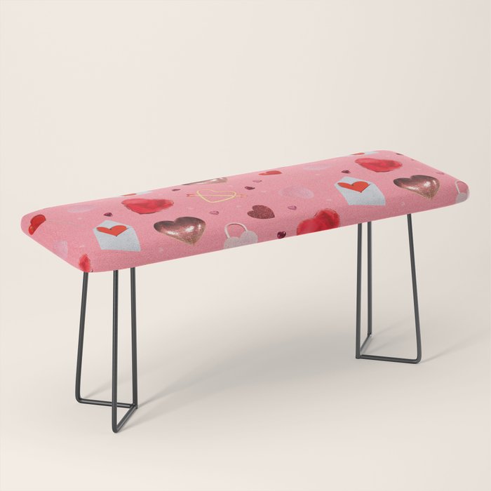 Valentine Collage Print Bench Gallery Image 1