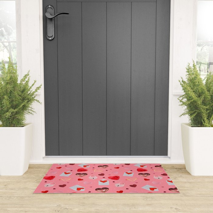 Valentine Collage Print Welcome Mat Gallery Image 3