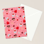 Valentine Collage Print Stationery Card Gallery Image 2