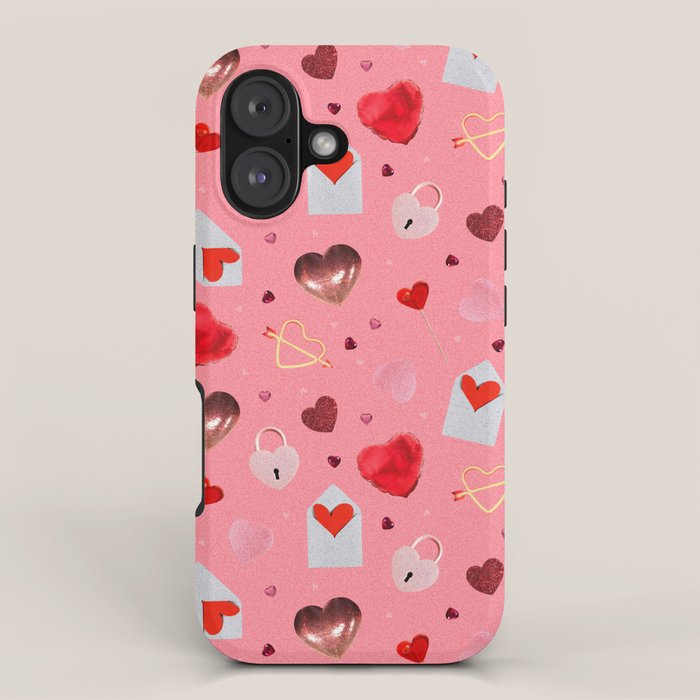 Valentine Collage Print iPhone Case Gallery Image 1