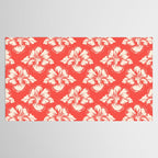 Red tropical summer flower art pattern Tablecloth Gallery Image 2
