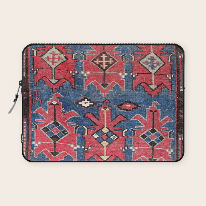 Davaghin Daghestan Northeast Caucasus Kilim Print Laptop Sleeve Gallery Image 1