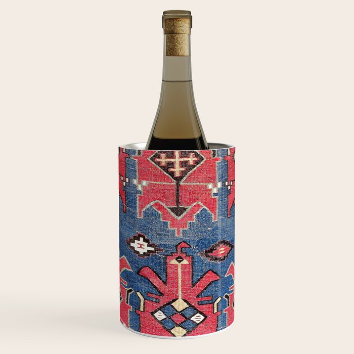 Davaghin Daghestan Northeast Caucasus Kilim Print Wine Chiller Gallery Image 1
