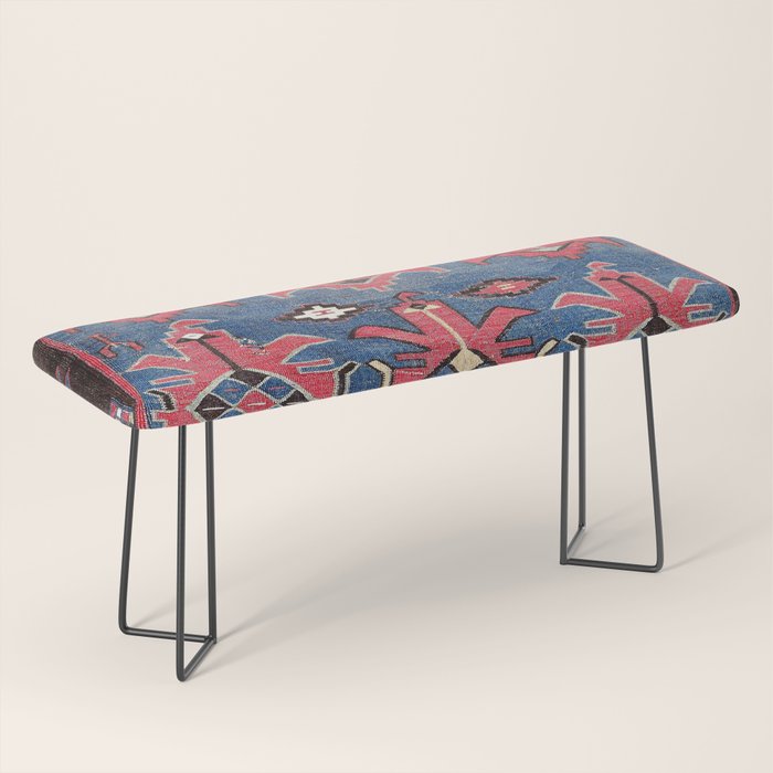 Davaghin Daghestan Northeast Caucasus Kilim Print Bench Gallery Image 1