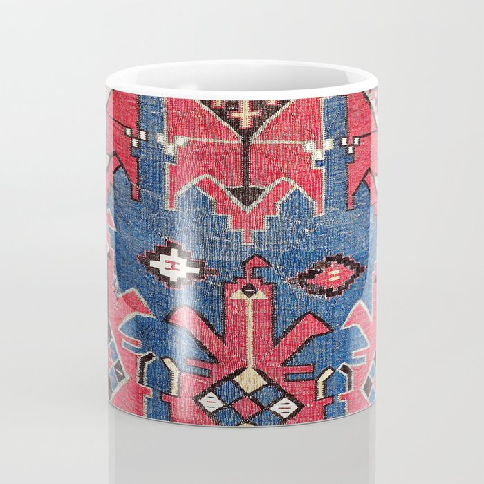 Davaghin Daghestan Northeast Caucasus Kilim Print Coffee Mug Gallery Image 4