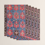 Davaghin Daghestan Northeast Caucasus Kilim Print Wrapping Paper Gallery Image 3