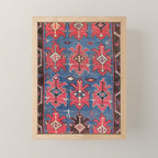 Davaghin Daghestan Northeast Caucasus Kilim Print Mini Art Print Gallery Image 1