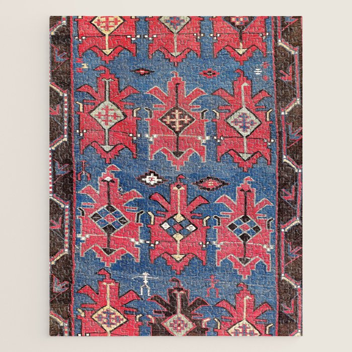 Davaghin Daghestan Northeast Caucasus Kilim Print Jigsaw Puzzle Gallery Image 1
