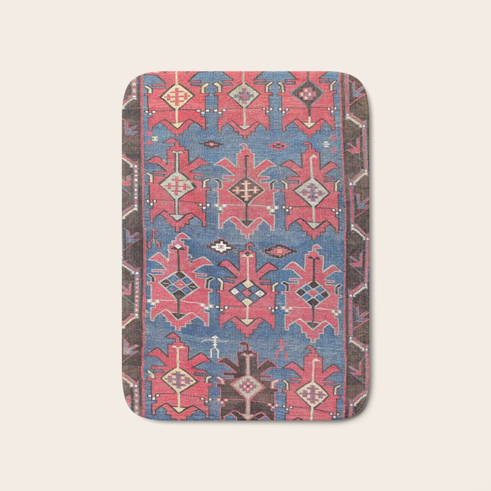 Davaghin Daghestan Northeast Caucasus Kilim Print Bath Mat Gallery Image 1