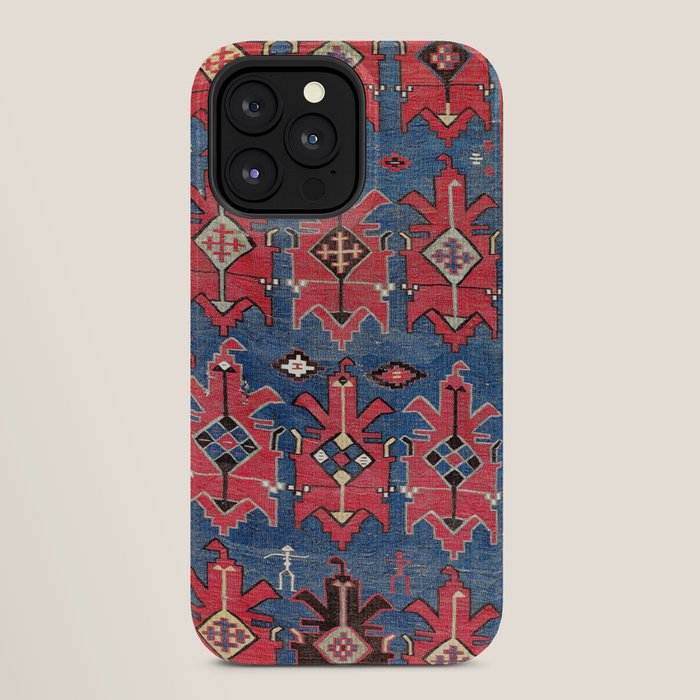 Davaghin Daghestan Northeast Caucasus Kilim Print iPhone Case Gallery Image 28
