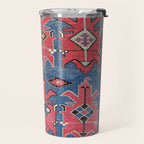 Davaghin Daghestan Northeast Caucasus Kilim Print Travel Mug Gallery Image 2