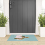 Sea Turtle in Bathtub in Blue Welcome Mat Gallery Image 3