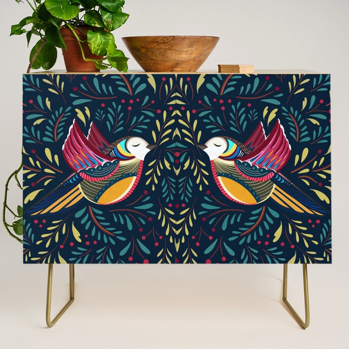 Peace Bird | Navy Credenza Gallery Image 1