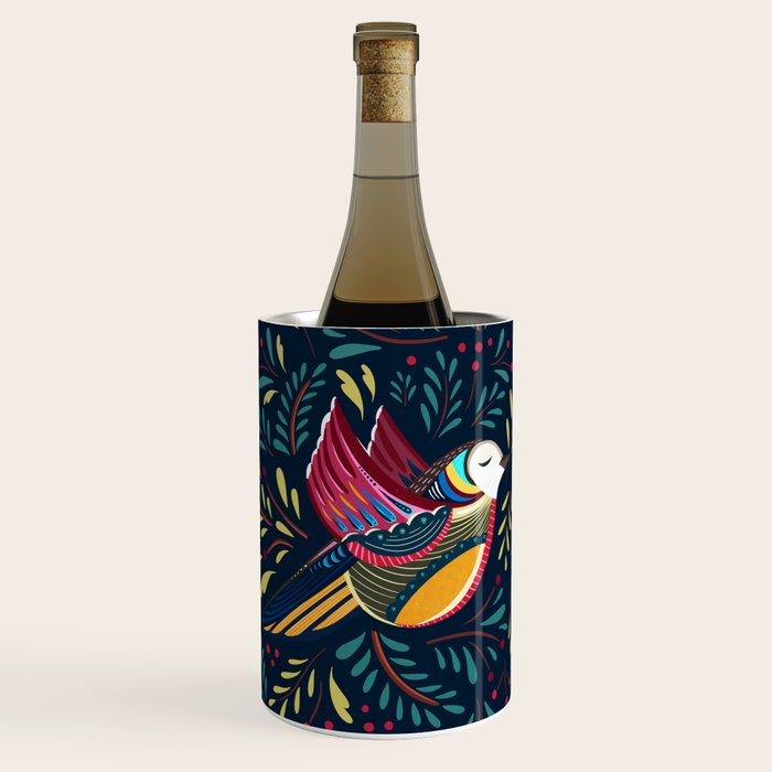 Peace Bird | Navy Wine Chiller Gallery Image 2