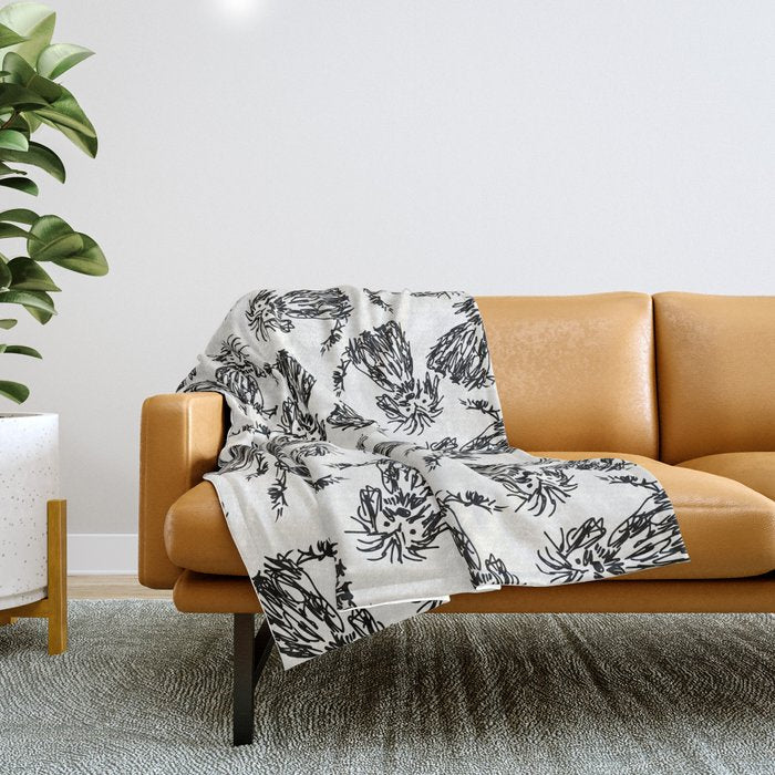 Doggy day Throw Blanket Gallery Image 1