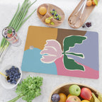 Retro minimal flower II Cutting Board Gallery Image 2