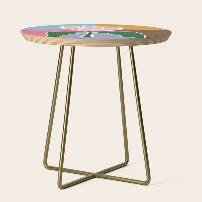 Retro minimal flower II Side Table Gallery Image 1