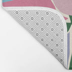 Retro minimal flower II Bath Mat Gallery Image 2