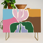 Retro minimal flower II Credenza Gallery Image 1