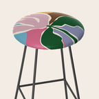 Retro minimal flower II Stool Gallery Image 2
