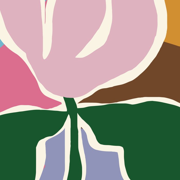 Retro minimal flower II Coffee Mug Gallery Image 2