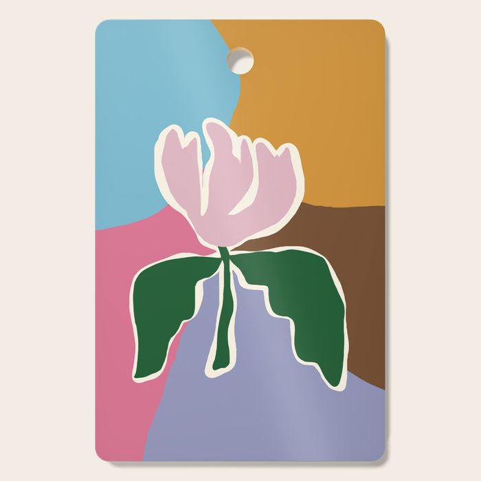 Retro minimal flower II Cutting Board Gallery Image 1