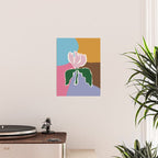Retro minimal flower II Poster Gallery Image 2