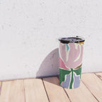 Retro minimal flower II Travel Mug Gallery Image 4