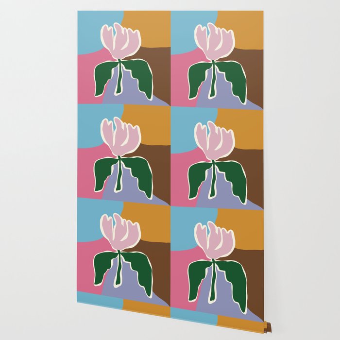 Retro minimal flower II Wallpaper Gallery Image 2