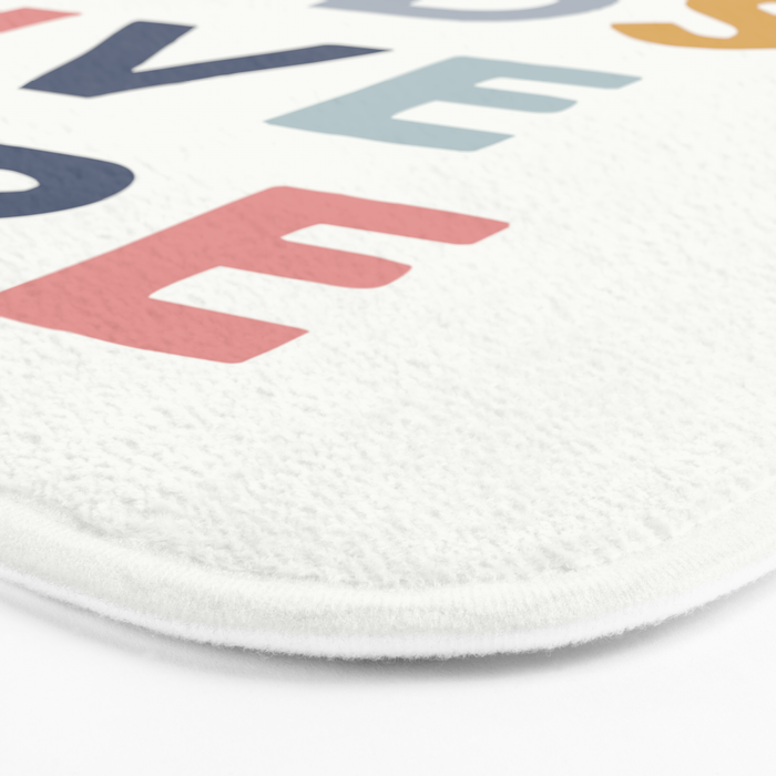 Cool Kids Live Here, inspirational quote  Bath Mat Gallery Image 3