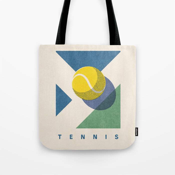 BALLS - Tennis - Hard Court - Summer Games Tote Bag Gallery Image 1