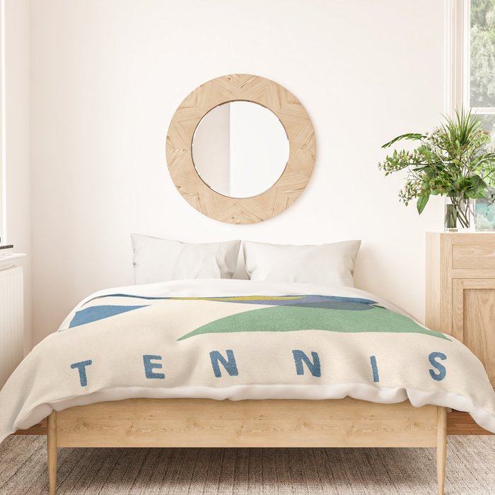 BALLS - Tennis - Hard Court - Summer Games Duvet Cover Gallery Image 3