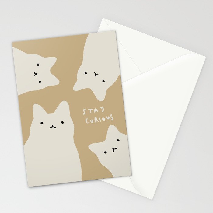 The Curious Cats Stationery Card Gallery Image 2