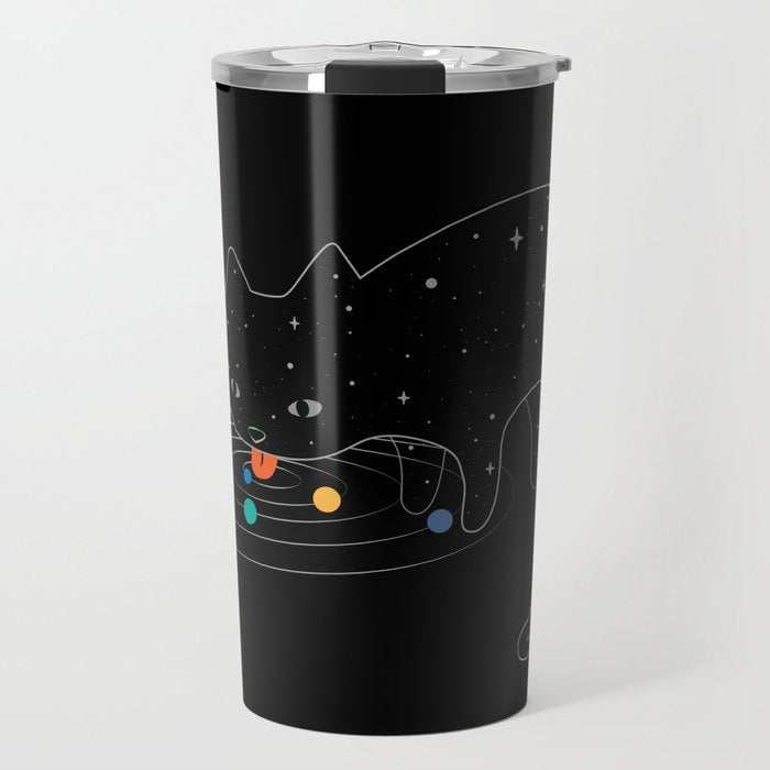 Cat Landscape 117: Catstronomy Travel Mug Gallery Image 1