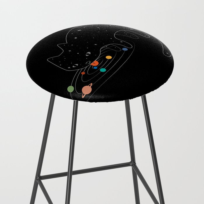 Cat Landscape 117: Catstronomy Stool Gallery Image 2