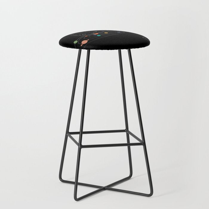 Cat Landscape 117: Catstronomy Stool Gallery Image 1