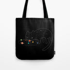 Cat Landscape 117: Catstronomy Tote Bag Gallery Image 1