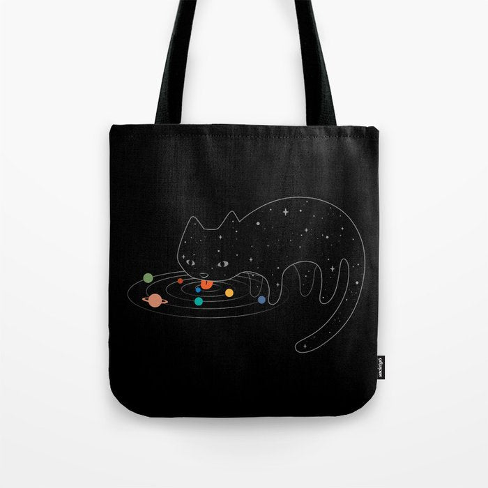 Cat Landscape 117: Catstronomy Tote Bag Gallery Image 1