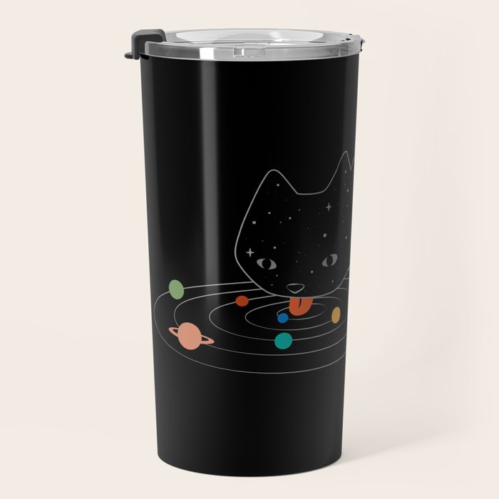 Cat Landscape 117: Catstronomy Travel Mug Gallery Image 3