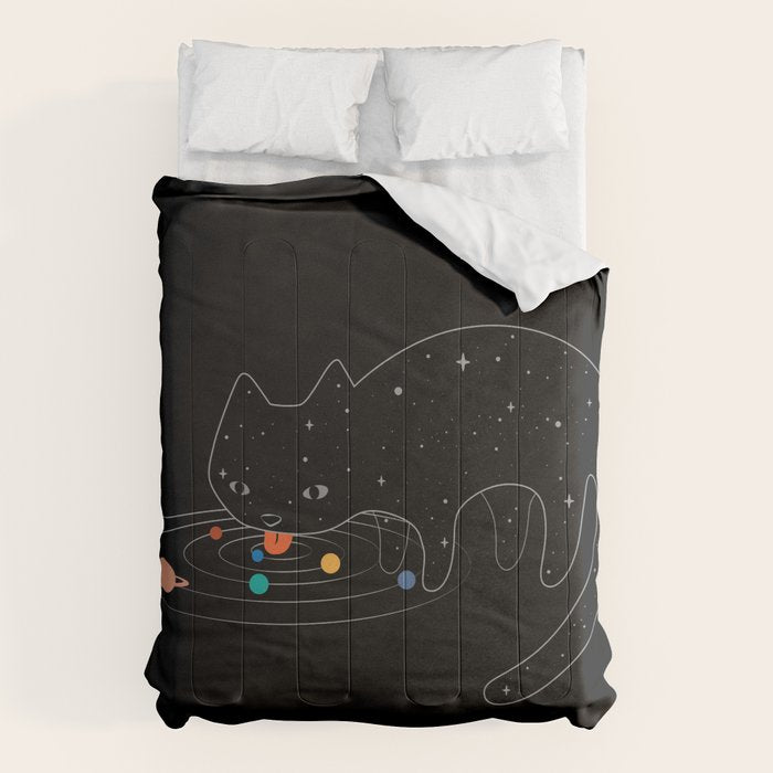 Cat Landscape 117: Catstronomy Comforter Gallery Image 6