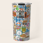 London City Map Travel Mug Gallery Image 1